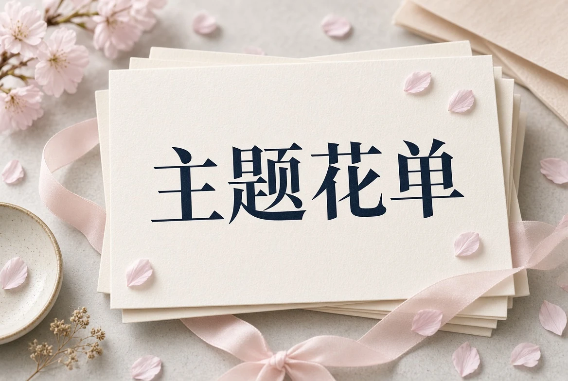 主题花单内容